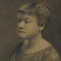 A portrait of Pearle Webb